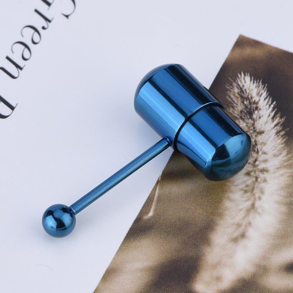 Vibrating Tongue Ring Stud Barbell Stainless Steel Body Piercing Jewelry (#23)