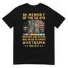 In Memory Of The 58479 Brothers And Sisters Vietnam Veteran TShirt