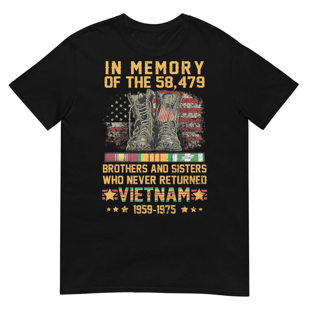 In Memory Of The 58479 Brothers And Sisters Vietnam Veteran TShirt