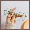 2025 Ultralight Retro Green Eyeglass Frame: Stylish Anti-Blue Light Glasses with Prescription