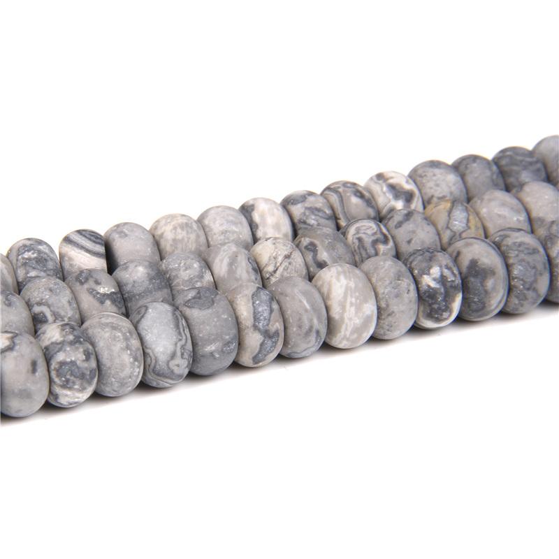 4X6/5X8MM Natural Crystal Stone Abacus Beads Loose Rondelle Spacers Bead Charm For Jewelry Making Bracelet Accessories Finding