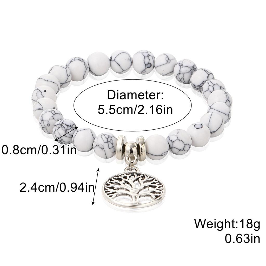 Fashionable Bohemian Ethnic Turquoise Beaded Bracelet Set For Women