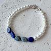 KIETIMOOR Lapis Pearl Bracelet (Silver925)