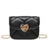 Women's solid color simple shoulder bag 2025 high-end new chain bag, popular messenger bag this year, small square bag for women