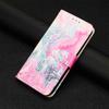 Pink Seawater Pattern Shockproof Card Slots PU Leather Wallet Case for iPhone,Samsung,Huawei,Xiaomi,Moto,Tecno,Google,Nokia,Oppo,ZTE,Blackview..