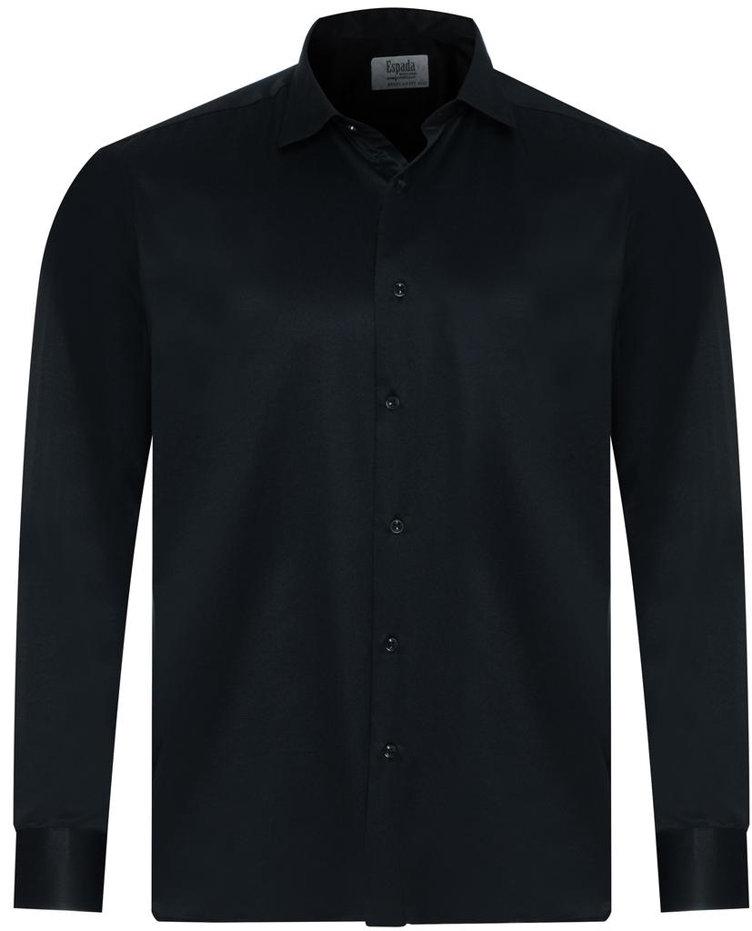 Espada - Men' Regular Fit Shirt - 7164R-S6 Black 60/40