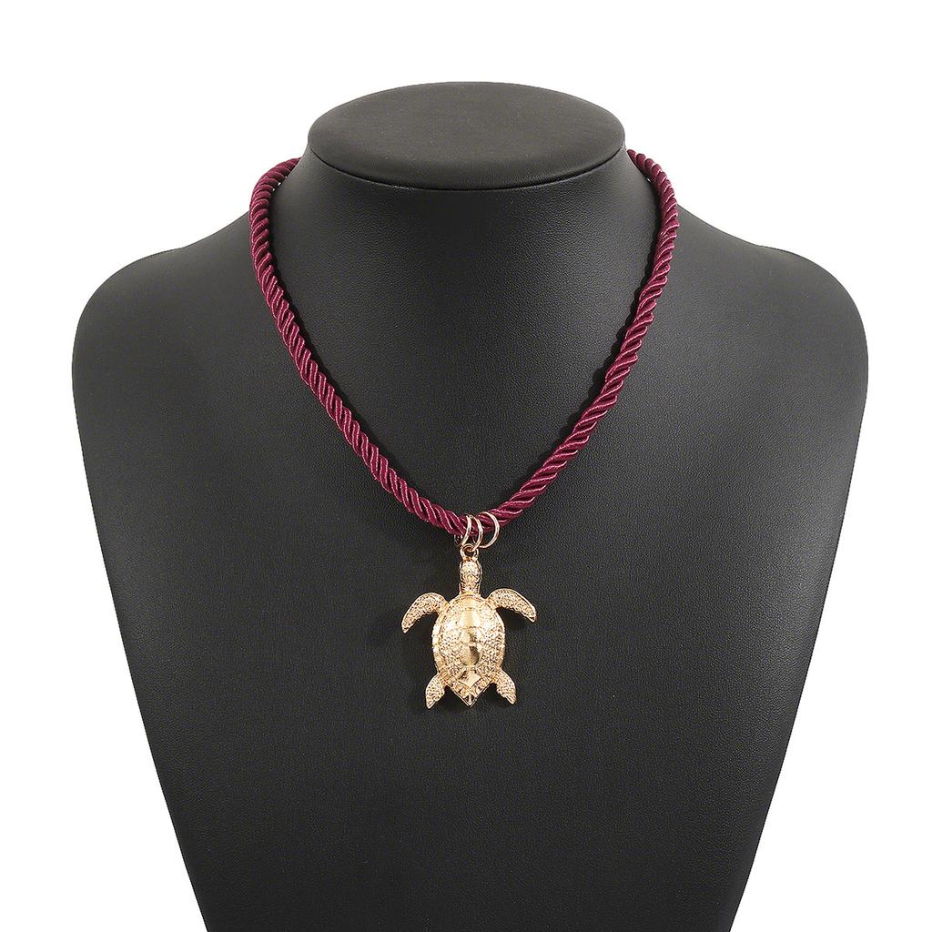 European and American ZA vacation wind conch starfish shell fish pendant necklace, summer marine life collarbone chain