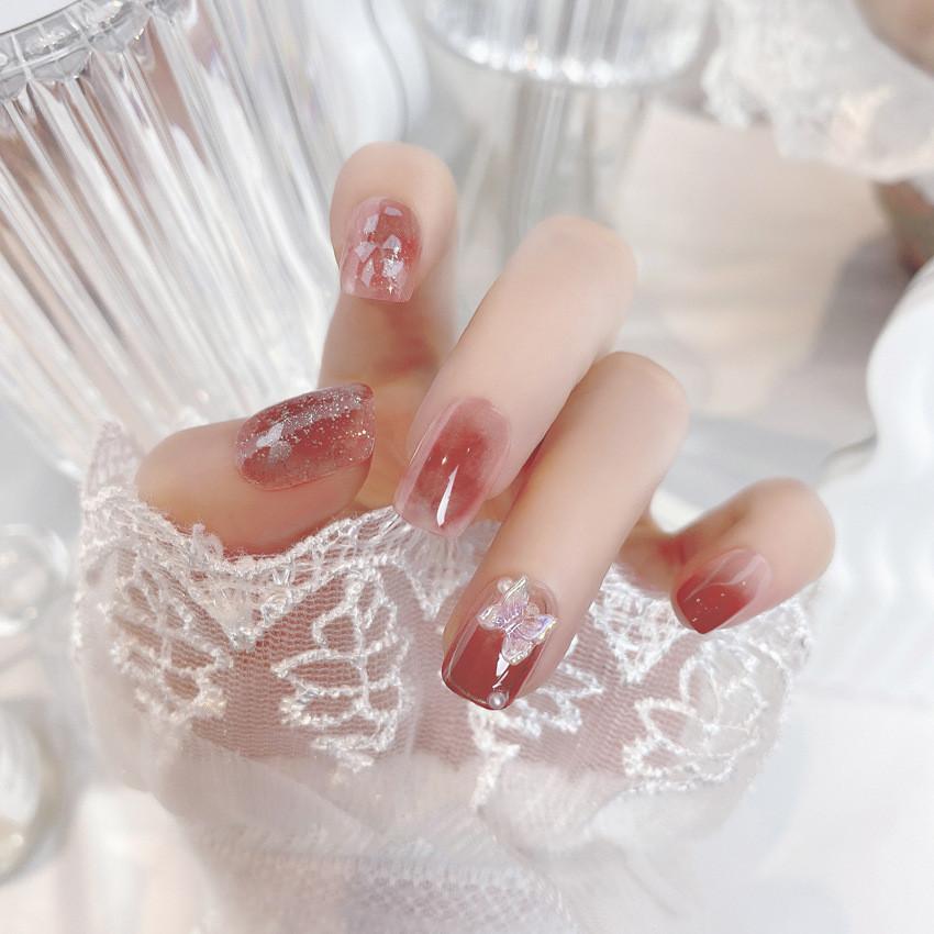 Nail Handmade Wear Fashion Casual Simple Exquisite Classic Nail Patch Style