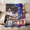 chibi Sylus Xavier Love and Deepspace Flannel soft warm plush blanket sofa living room pet hogar bedroom gift home Car portable