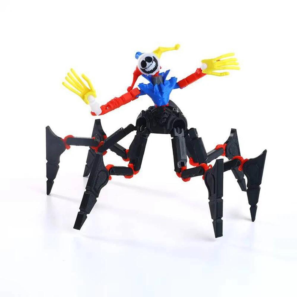 3D Printed Horror Style Spider Action Figure, 3D Printed Articulated Game Figure Collectible Model Toy for Game Fans Gift