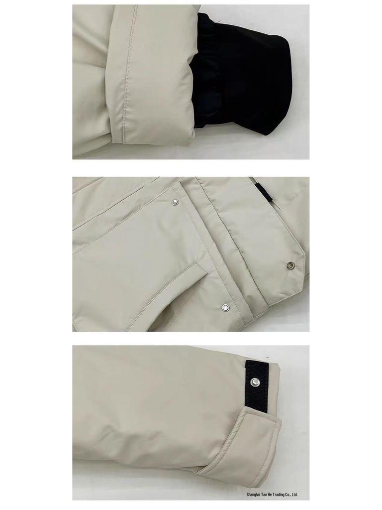 2025 Winter Unisex Extreme Cold Down Jacket with Fur Collar - Thick, Loose, and Warm