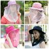 Anti Mosquito Fishing Sun Hat Breathable Alpine Hat Sunshade Cap Anti-insect Hat  Camping