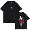 Game Hollow Knight Double Sided Print T Shirts Unisex Unisex Fashion Casual Streetwear Summer New High Quality Cotton Tshirt