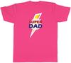 Dad Unisexs TShirt Lightning Bolt Super Dad Fathers Day Birthday Unisex Tee Gift