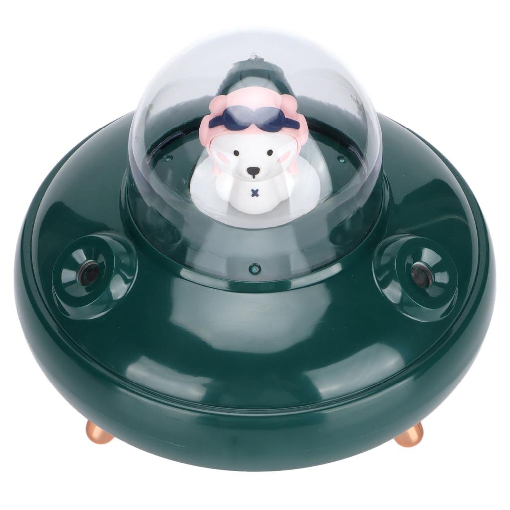 UFO Niedlicher Mini-Luftbefeuchter 500ml Doppeldüsen Kleiner Kaltnebel-Luftbefeuchter für Büro Reise Schlafzimmer Babyzimmer Auto