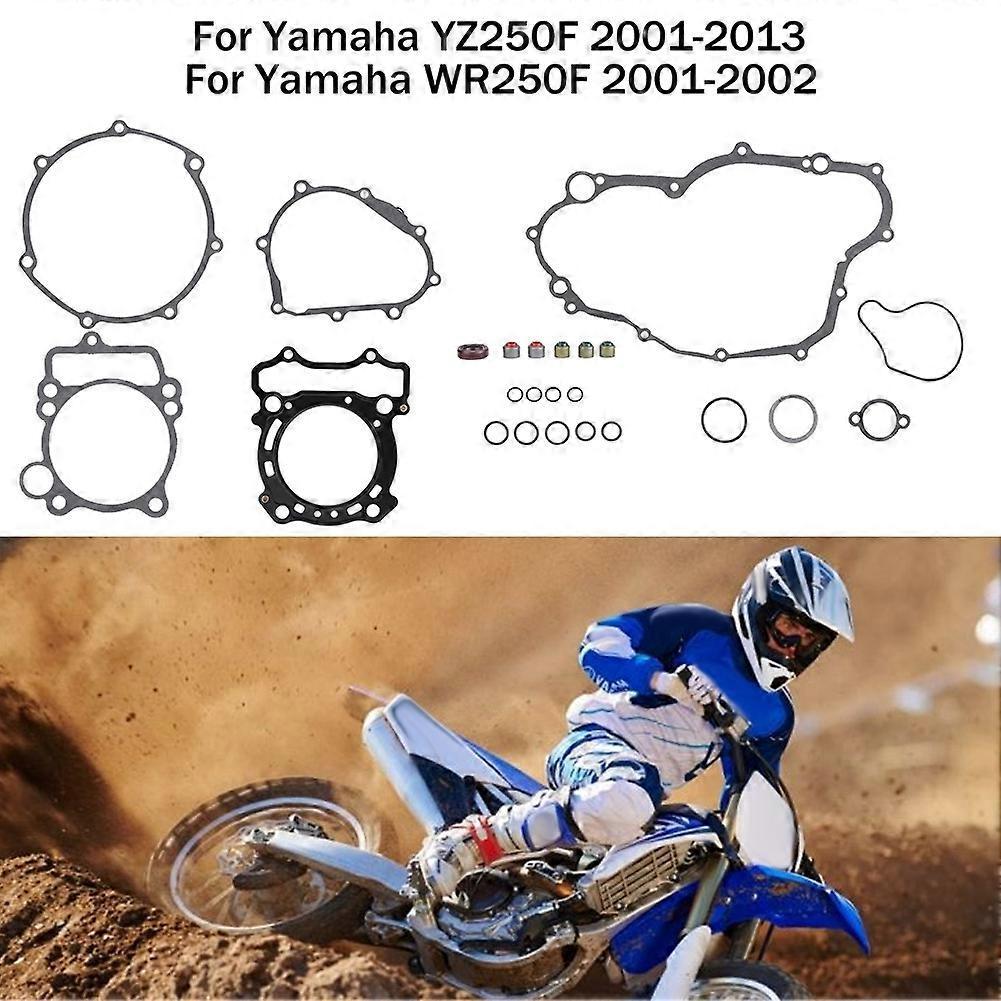 1321050035 1 Set Motorcycle Complete Gasket Kit Top Bottom End Engine for Yamaha YZ250F 01-13