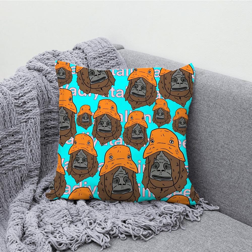 Sassy the Sasquatch Pillow Case Soft Cushion Cases for Farmhouse Sofa Decor Home Decorations and Protector Pillow Case