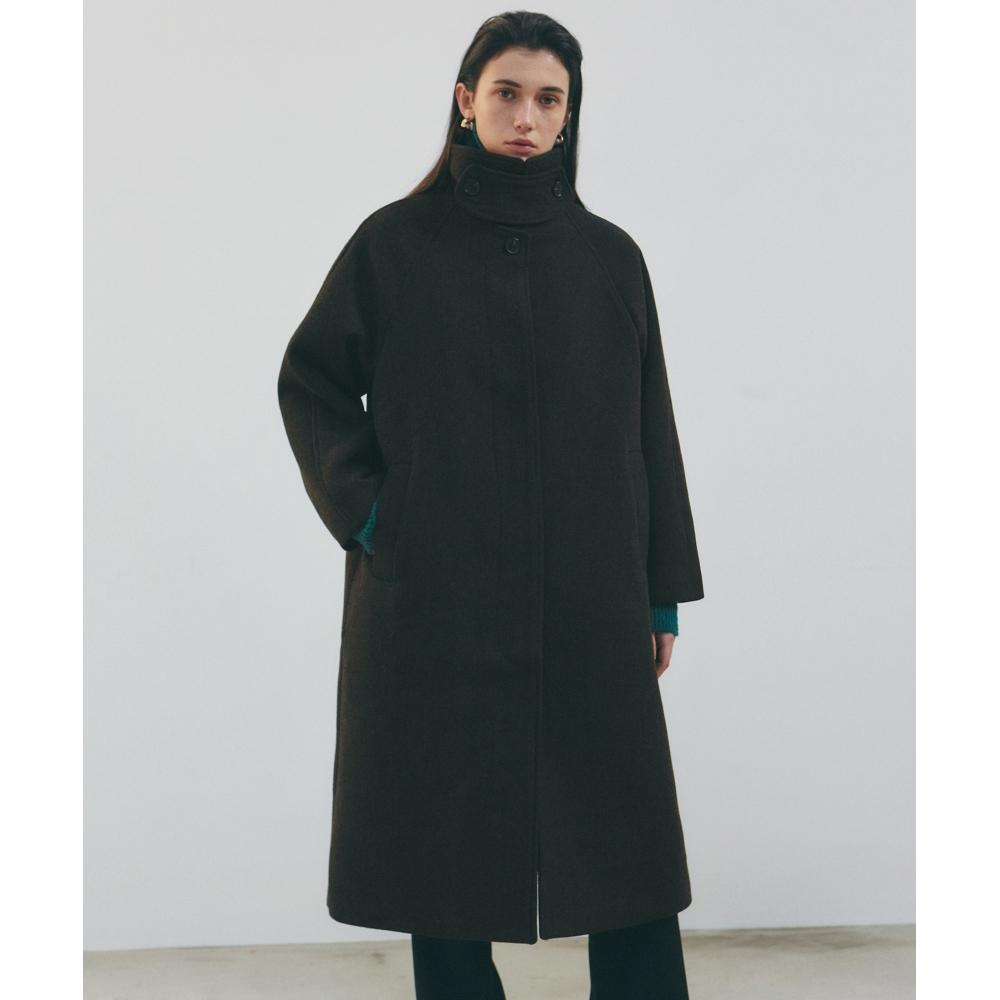 

ДЛИННОЕ ПАЛЬТО NICKNICOLE BALMACAAN ИЗ ШЕРСТИ ТЕМНО-КОРИЧНЕВЫЙ