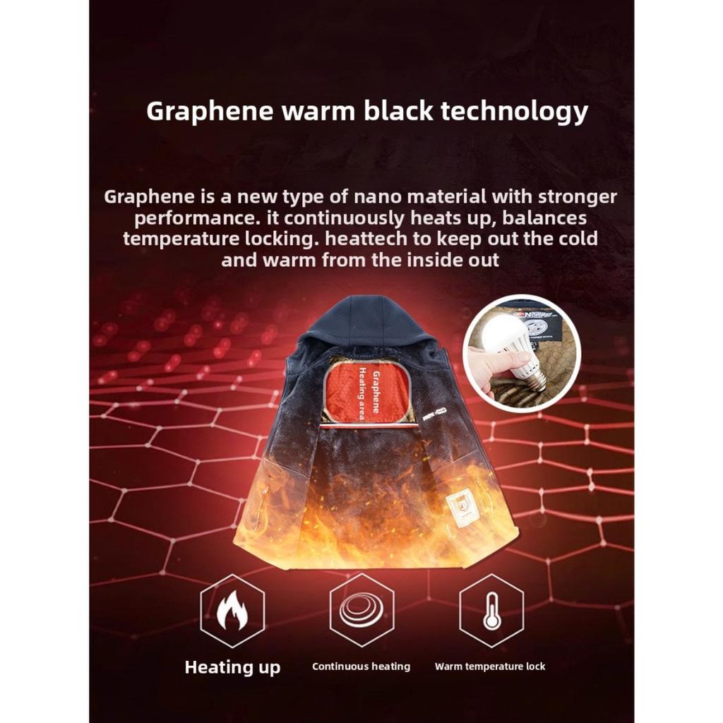 Men's Autumn and Winter Outdoor Hooded Jacket Suitable for Daily Wear  Commuting Outdoor Versatile Enhances Temperament Streetwear Travel Wear