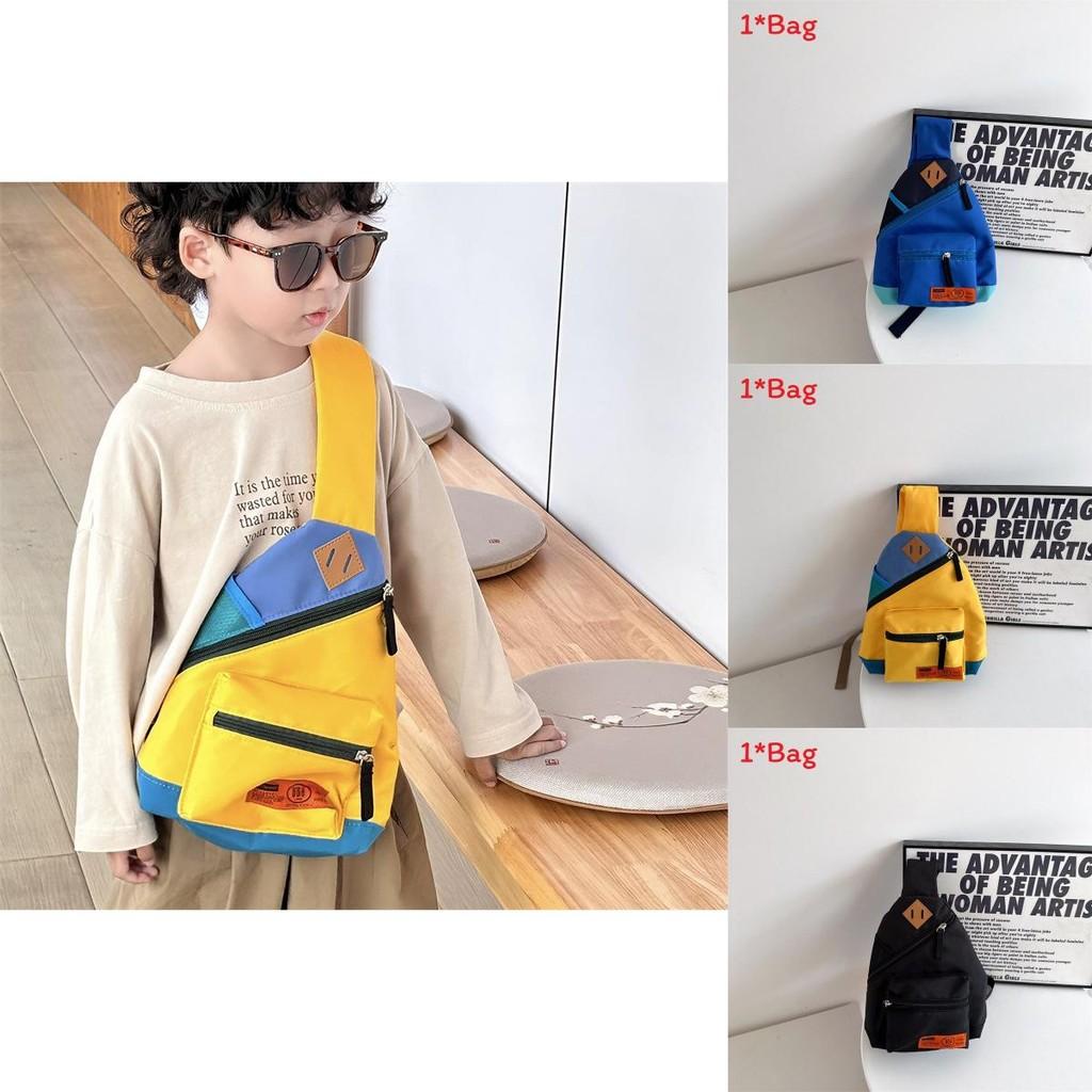 Trendy Unisex Toddler Crossbody Bag With Breathable Material For Preschool Kids