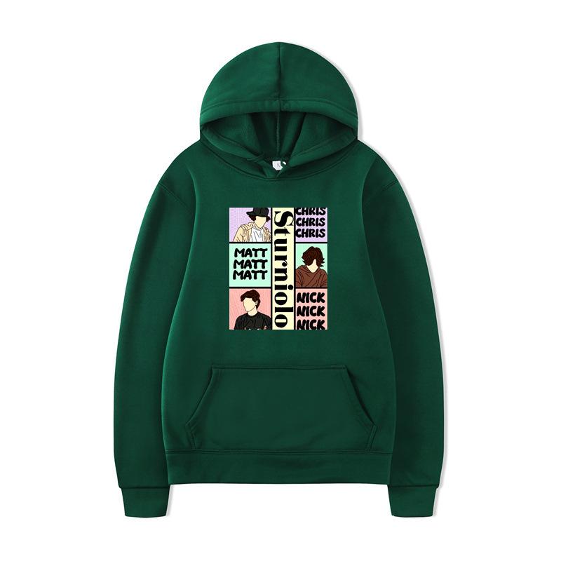 

Толстовки Sturniolo Triplets для мужчин и женщин, креативный дизайн с принтом, брендовая одежда Y2K, винтажные пуловеры унисекс с длинным рукавом S