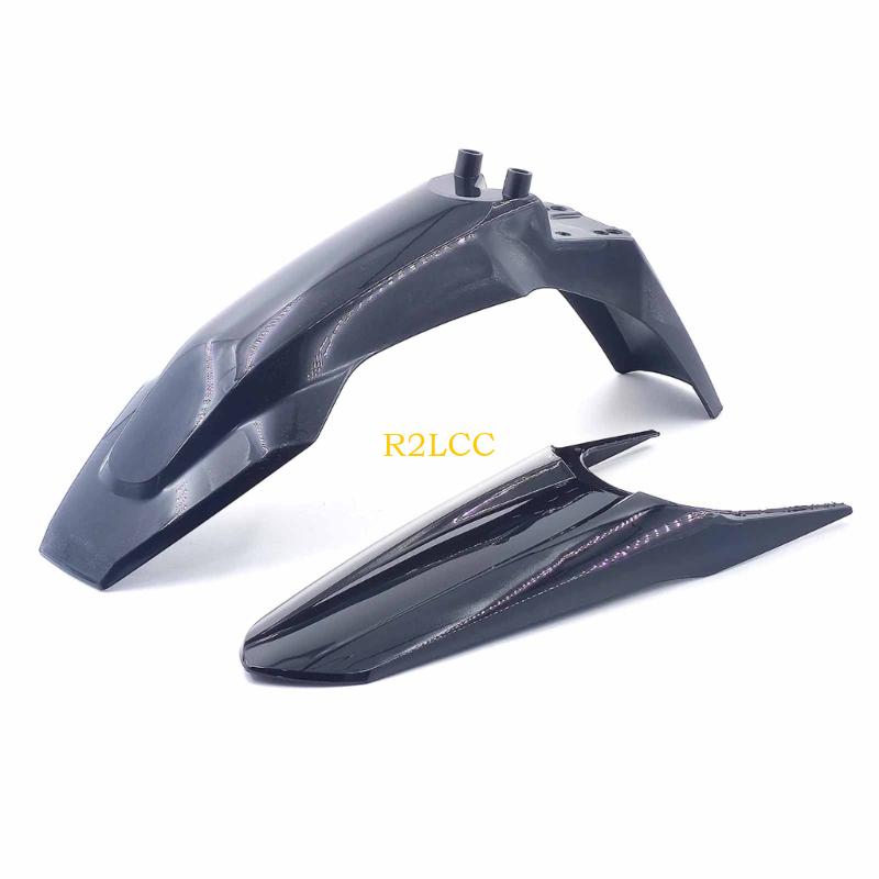 R2LC ABS Motorcycle Dirt Bike Front & Rear For Rough Riding Conditions 1 Pair чёрный