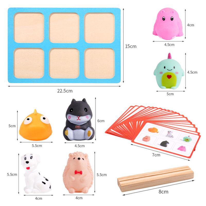 

Children Logical Thinking Board Game Montessori Parish Learning Spatial Thinking Training Educational Toys Sensory Play For Kids