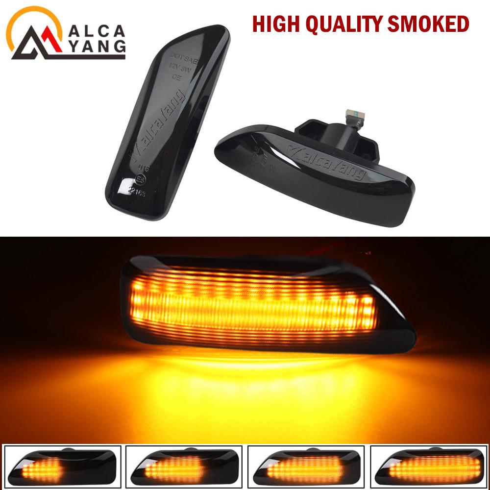 2Pcs Amber LED Side Marker Blinker Turn Signal Light For Volvo XC90 S80 XC70 V70 S60 2001-2009 30722641 3072264