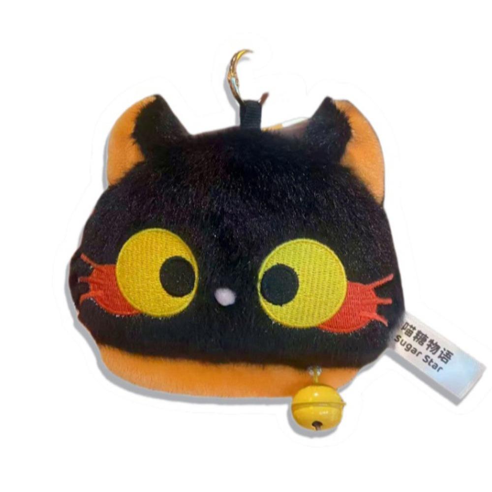 

Bag Pendant Plush Coin Purse with Bell Plush Earphone Bag Cat Wallet Pendant Women Girls
