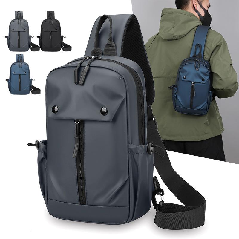 Business Chest Bag Men's Crossbody Bag Commuter Lightweight Shoulder Bag