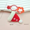 Handmade Crochet Christmas Keychain Pendant – Cute Bag Decoration & Small Gift