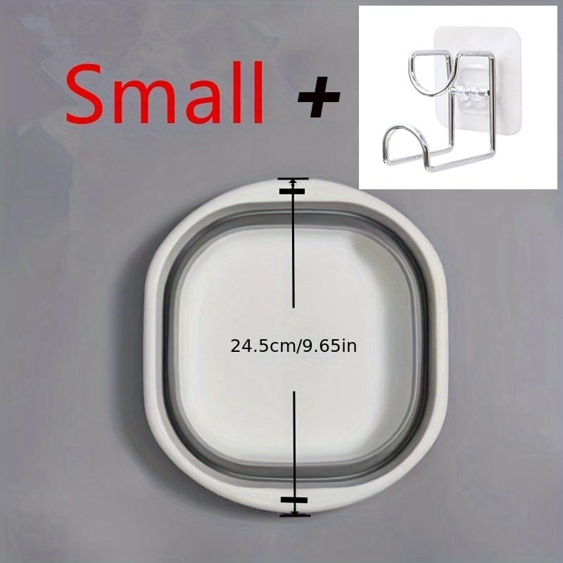 Foldable Square Hand Wash Basin Portable Basin Multifunctional Outdoor Travel Basin Space-Saving for Dishing Fruit Camping Laund