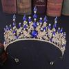 New Vintage Baroque Headbands Crystal Tiaras Crowns Bride Noiva Headpieces Bridal Wedding Party Hair Jewelry For Women