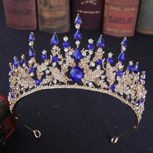 New Vintage Baroque Headbands Crystal Tiaras Crowns Bride Noiva Headpieces Bridal Wedding Party Hair Jewelry For Women