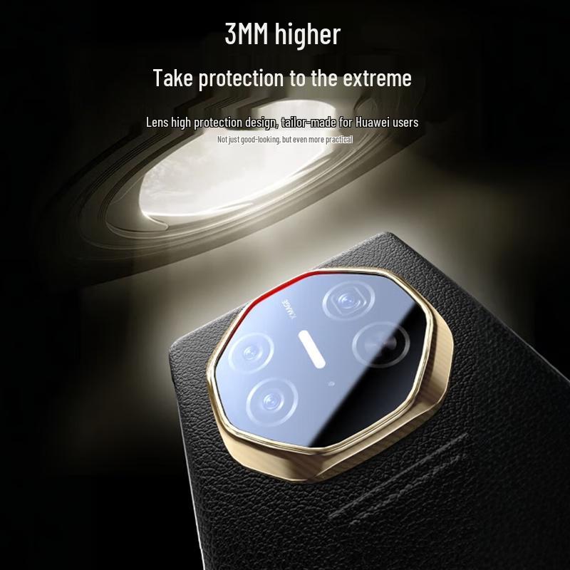 Huawei Mate XT Ultimate Design Etui z klapką z prawdziwej skóry