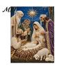 Nativity Craft for Adults Faux Pearl Art Kit, Holy Family Painting DIY Catholic Prayer Corner Decorations 3D Religious Set Adults, Home Christmas Wall