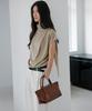 Bemymood Plie Tote Bag - Cognac Brown