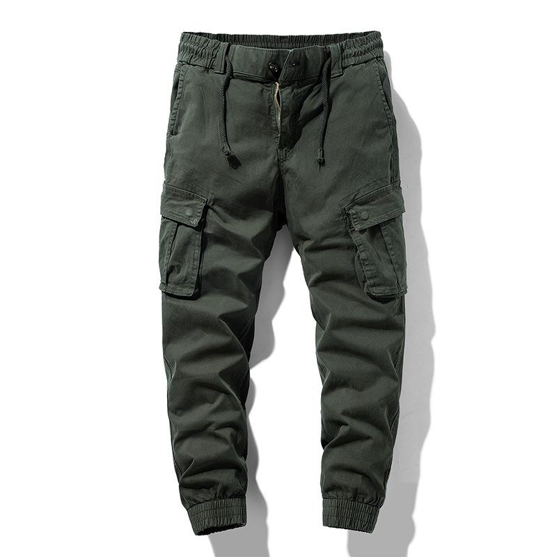 Freizeithosen Herren Herbst Overalls Einfarbige Hosen Schlanke Junge Herrenhosen