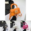 Trendy Black White Or Colorful Pu Shoulder Crossbody Bag Stylish Small Square Handbag