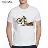 Summer Men T-shirt Downhill Biking Print Casual Heartbeat Stimulation Exercise Male Harajuku Tshirt  Men Clothing