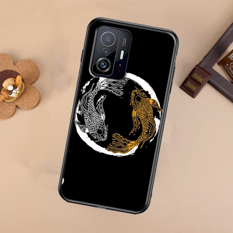 Koi Fish Yin Yang Case For Xiaomi POCO X7 X6 X5 X3 Pro F3 F5 F6 M6 Pro 13 14 Ultra 11T 12T 13T 14T Pro Cover