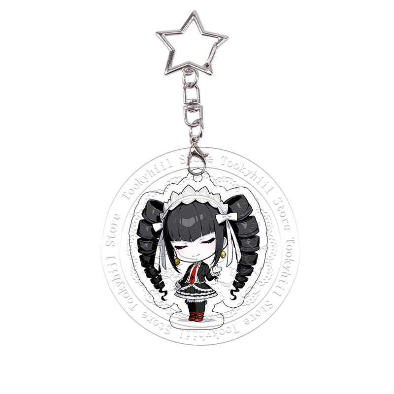 Danganronpa Acryl Schlüsselanhänger Toko Tsumiki Monokuma Exquisiter Schüler Anime Cartoon Taschenanhänger Chibi Dekor Zubehör Anhänger