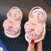 Fashion Child Sandals Girl Toe Cap Sandals Summer New Kids Shoes Soft Soled Non Slip Girl Shoe Comfort  Versatile Walking Shoe