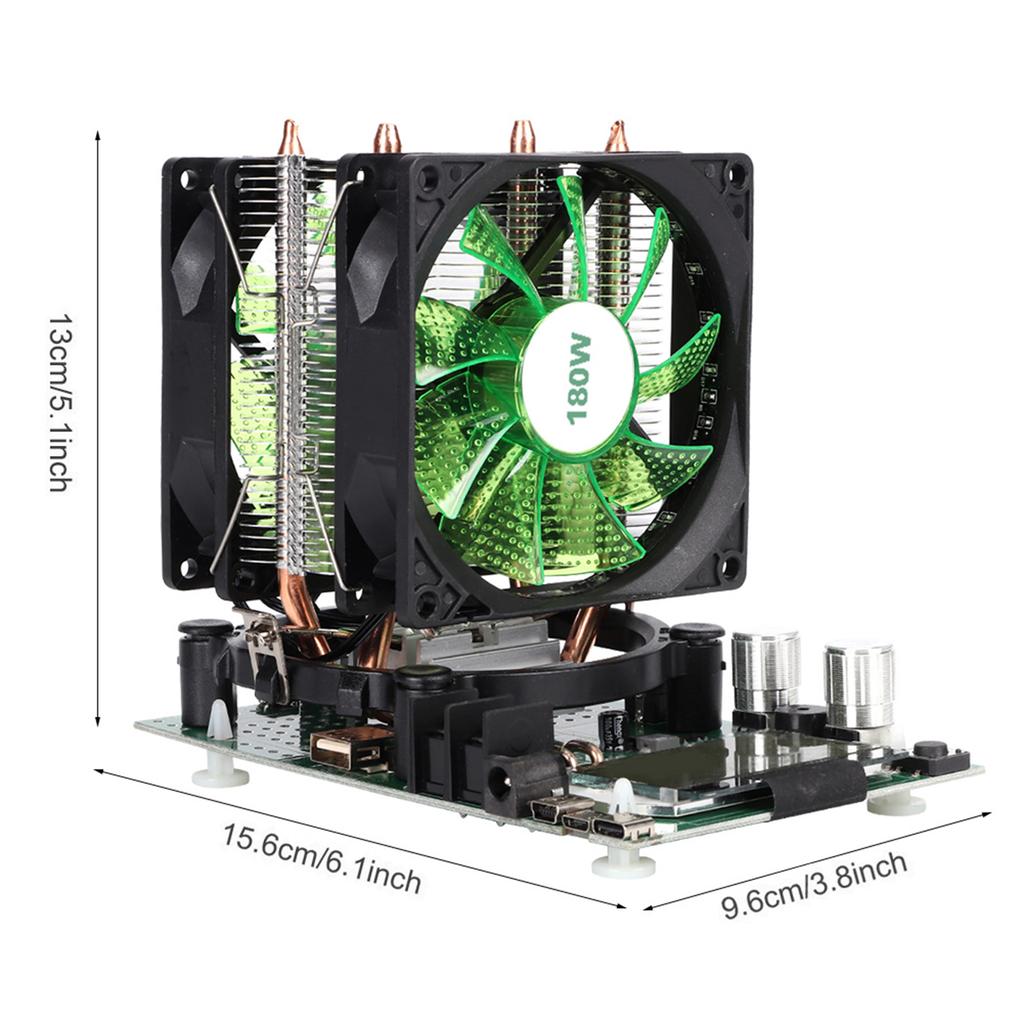 185W Elektronická zátěž s konstantním proudem 200V 20A Tester baterií Kapacita vybíjení 100?Zástrčka 240V US