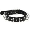 Exotic Accessories of Bdsm Slave Bondage Leather Collar with Leash Ring Steel Chain Sex Toys to Lover Roleplay Posture Spreader