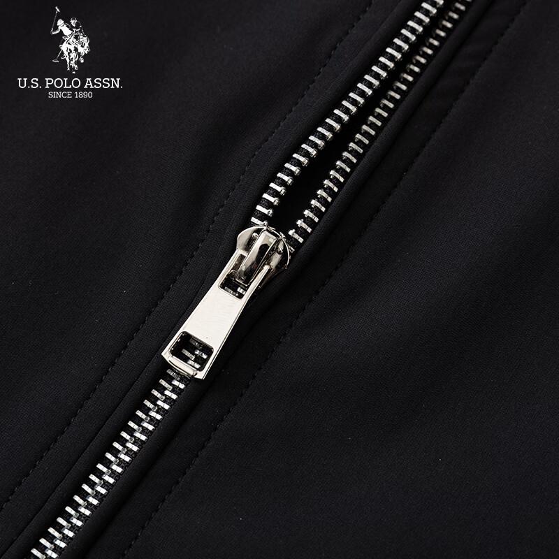 U.S. Polo Assn. Herren Einfache Stehkragenjacke