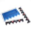Pool Cue Holder Portable Weighted Professional Billiard Cue Holder Pool Table Accessories Holds 5 Cues Cue Stick Holder Cue Rest