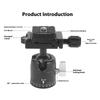 1/4 Thread Camera Ball Mount Tripods Featuring Precisions Adjustment Dials For Professional Photography