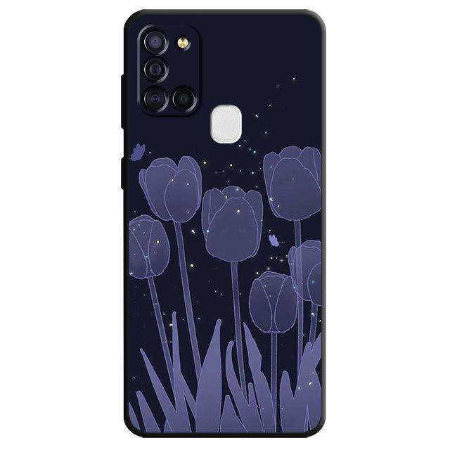 

Милый чехол для телефона с изображением бабочки, цветка и листа для Samsung Galaxy A02s A40 A50 A70 A20e A03s A04s A10s A03 Core A04 A10 A02 A01 Samsung A10