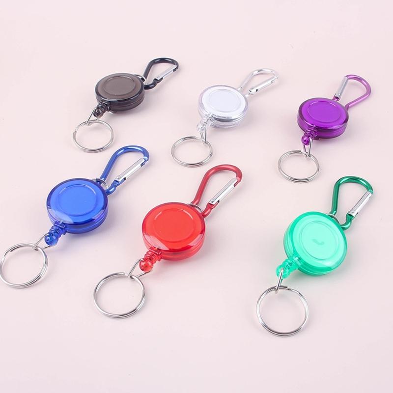 Zatahovací Držák na Klíčenku Odznaky Antikraděžní Klíčenka Držák na Klíče AntiLost Držák na Karty Klíčenka Snadné použití